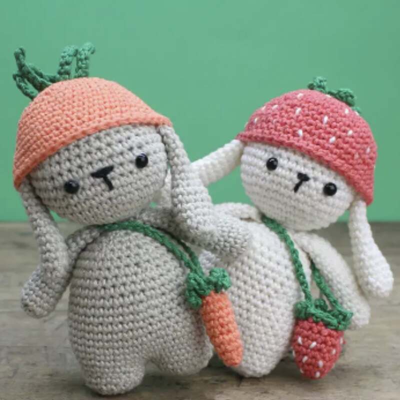 KIT DIY los conejos gemelos Geri y Gari