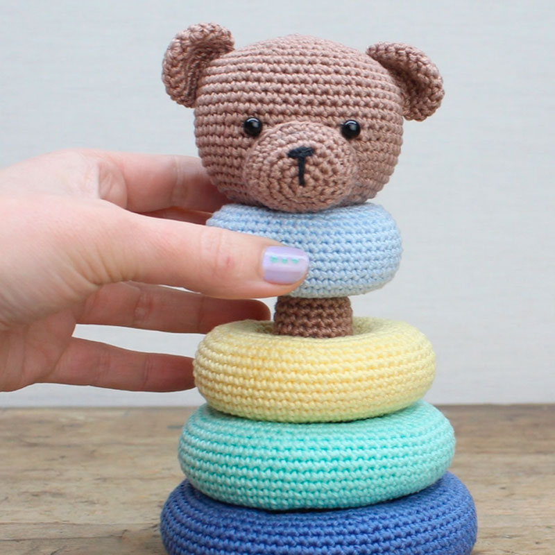 KIT DIY juguete apilable el oso Luc