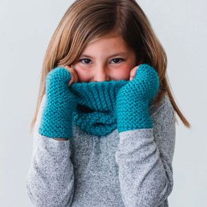 Kit para tejer cuello y guantes