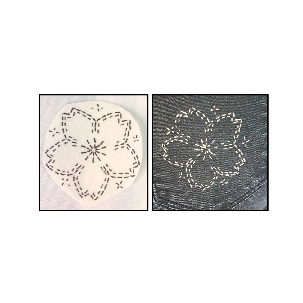 Sticky Fabry-Solvy – Hojas de papel adhesiva para bordar o coser - Imagen 3